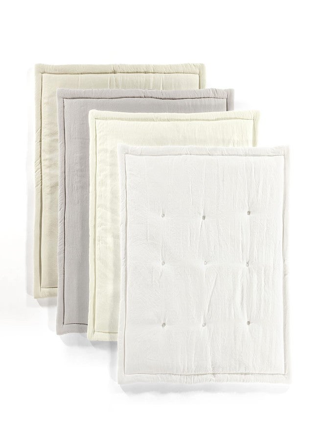 Lush Decor Baby Square with Border Play Mat, 36" x 36", Gray - Image 4