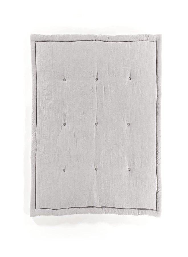 Lush Decor Baby Square with Border Play Mat, 36" x 36", Gray - Image 1