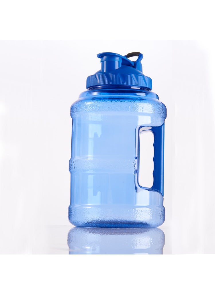 Generic - 2.5L Gym Large Capacity Sports Kettle Creative Plastic Water Bottle Handle Portable Bucket Gift Wholesale Factory 2.5L All Black - Image 1