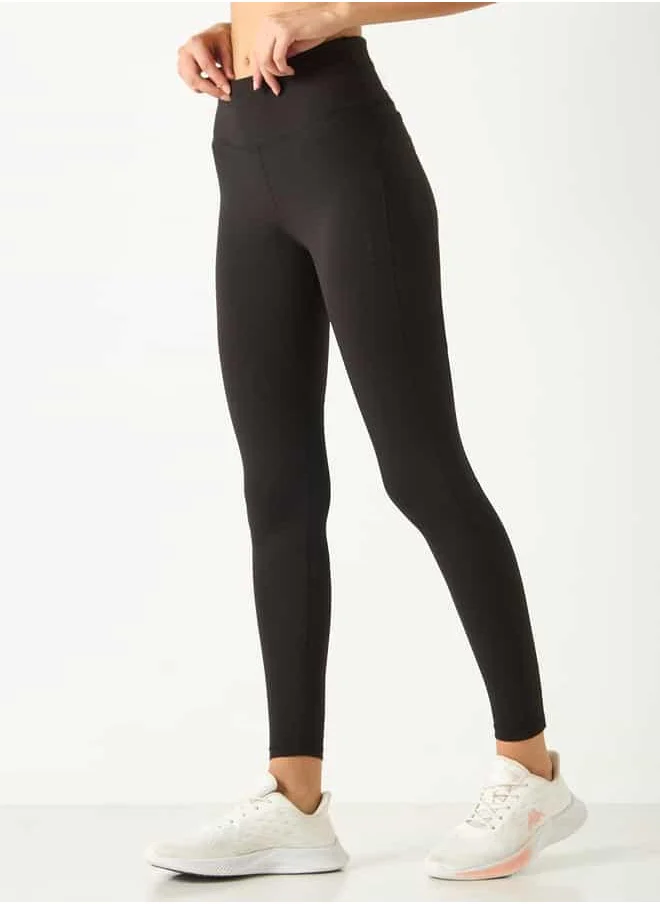 ADOT by Splash Pocket Detail Leggings with Elasticated Waistband