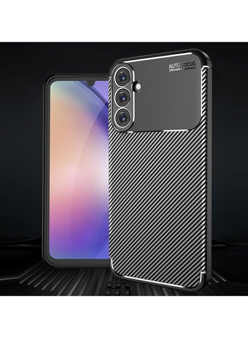 samsung a55 cover Carbon Fiber Shockproof Full Protection case for samsung a55 - Image 3