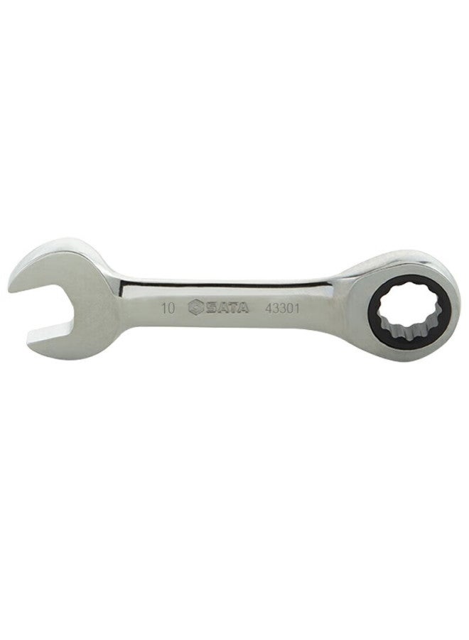 Sata 43309 Fully Polished Dual-use Short Ratchet Wrench 18mm - Image 2