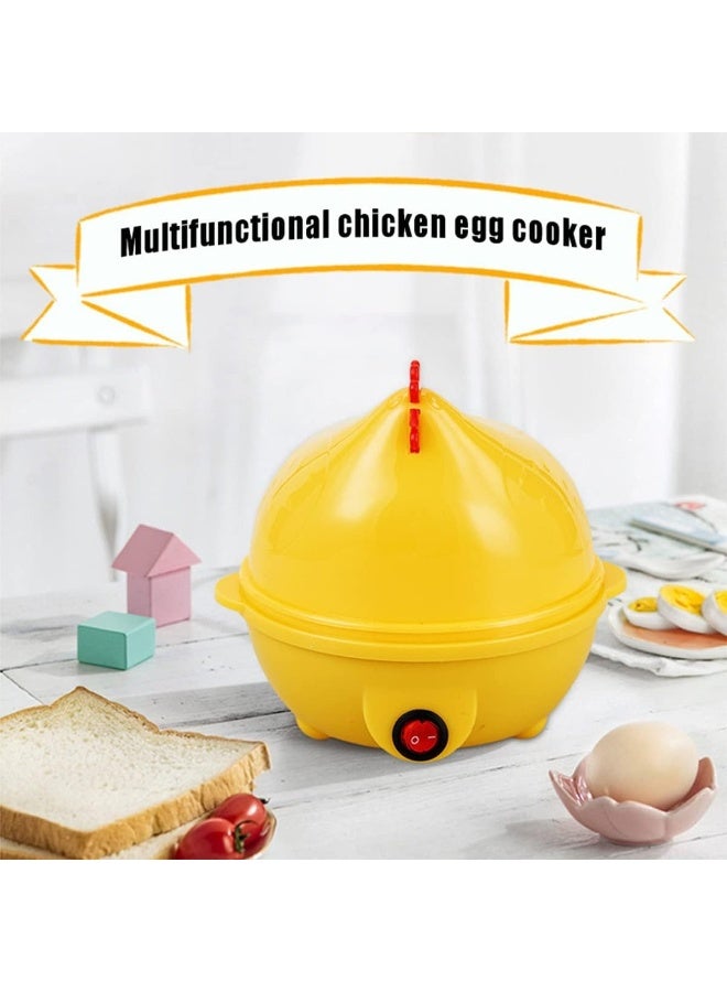 Fast Electric Egg Cooker for Up to 7 Eggs – Multi-Function Steamer for Boiled, Poached, Scrambled Eggs and Omelets | Retro Mint Style, BPA-Free, Auto Shut-Off, Measuring Cup, Family-Friendly, 350W 220V - Image 5