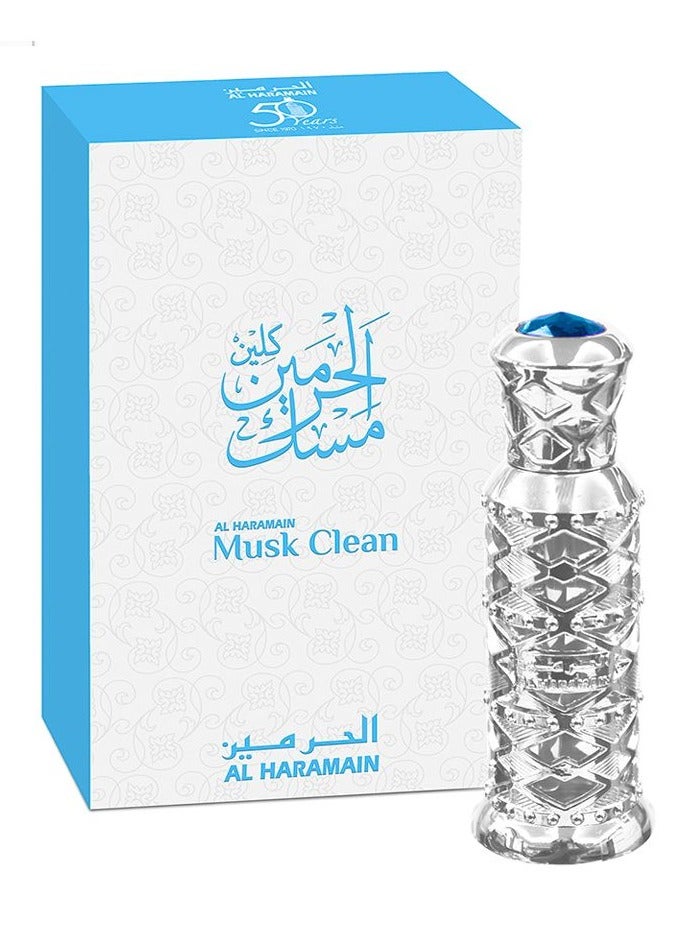 Al Haramain Musk Clean 12ml Perfume Oil Attar