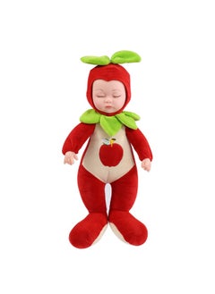 xozgdovg Creative Rubberized Fruit Doll - Plush Realistic Sleep Companion 