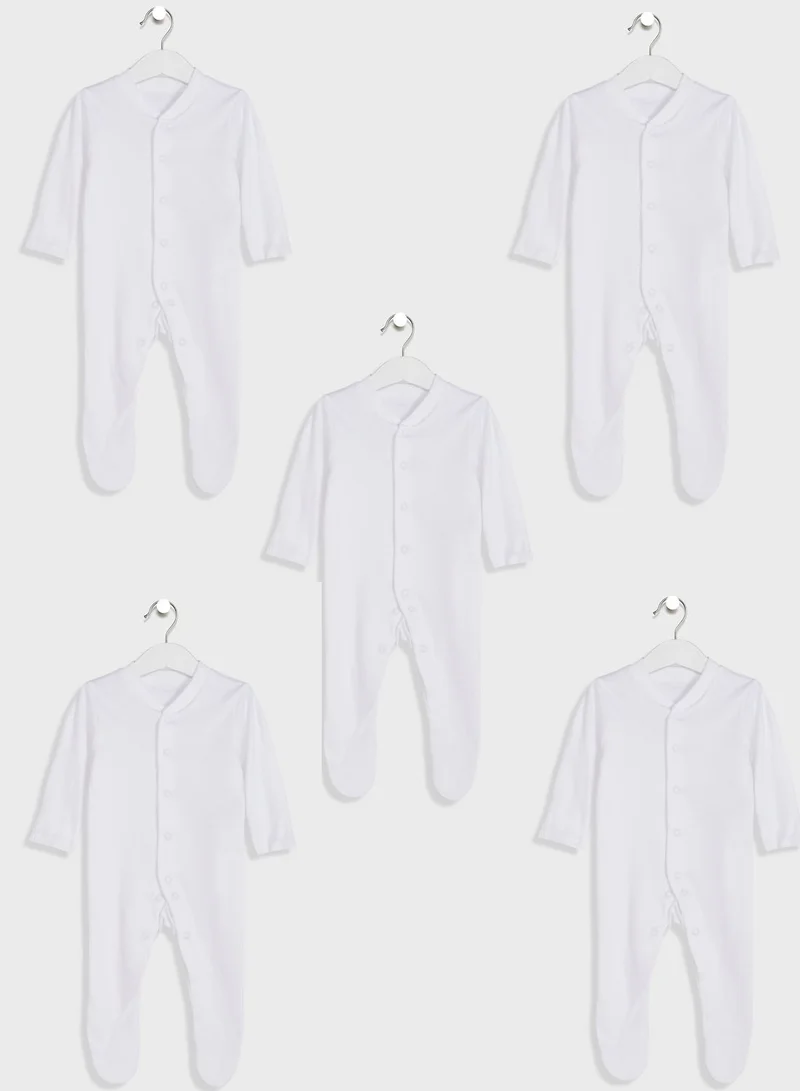 Marks & Spencer Kids 5 Pack Essential Onesies