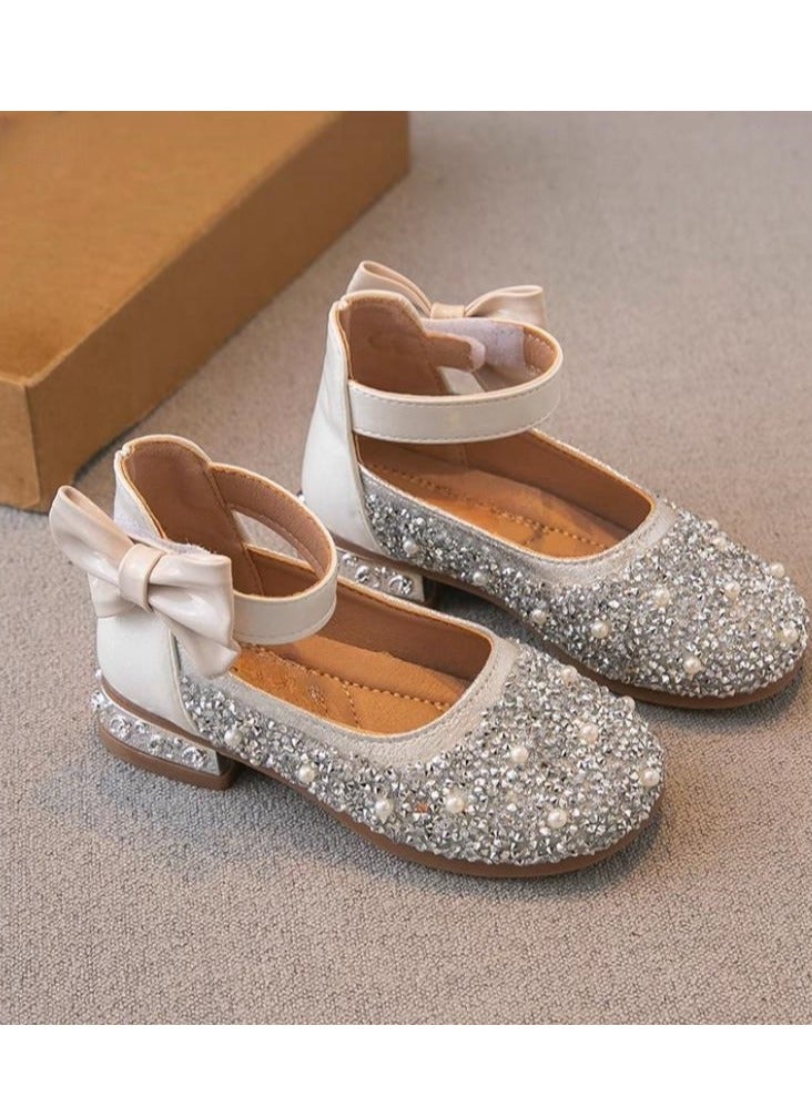 Girl Princess with Western Style Belt and Dance Single Leather Shoes - Image 1