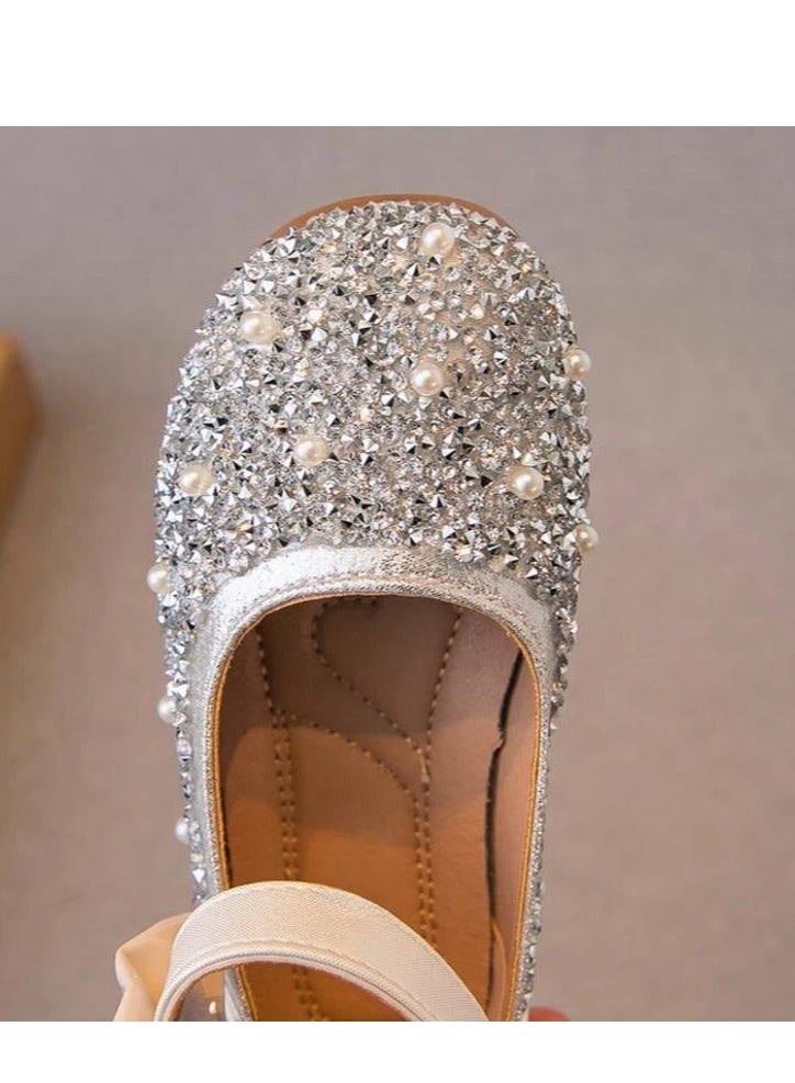 Girl Princess with Western Style Belt and Dance Single Leather Shoes - Image 2