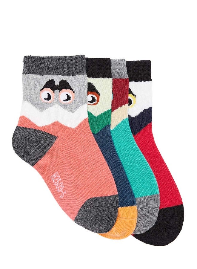 CAMEY Kids Pack Of 4 Cotton Socks - Image 1