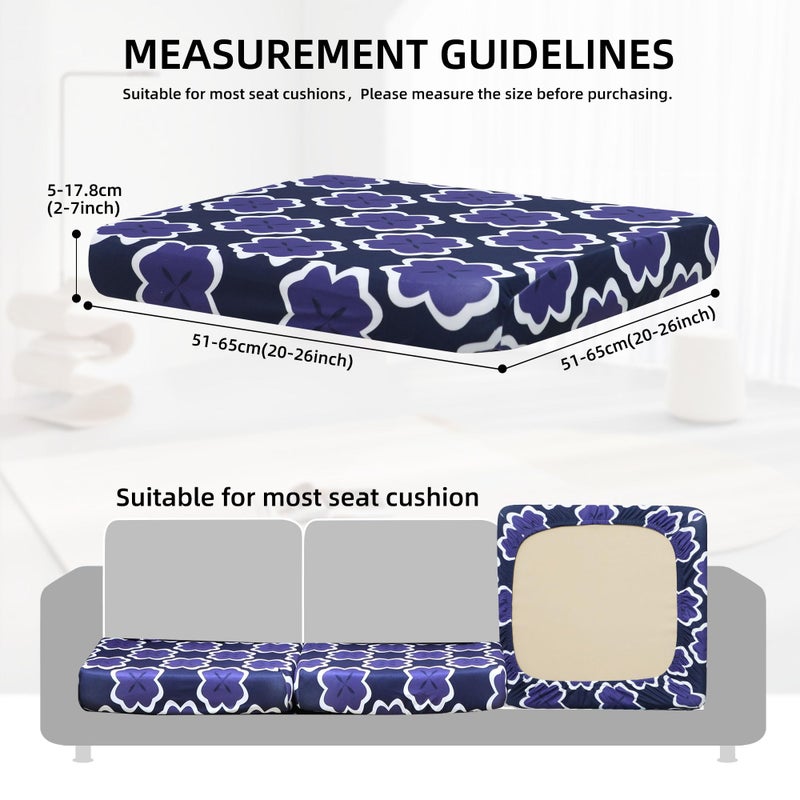 SUKAIKEQA Outdoor Cushion Covers Set,8PCS Waterproof Patio Furniture Couch Seat Slipcovers, Replacement for Sofa Sectional Chair(Coverï¼ŒOnly) - Image 2
