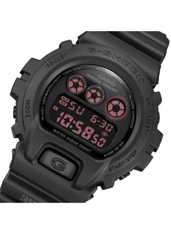 جي شوك ساعة يد دائرية رقمية  DW-6900UMS-1DR - Image 2