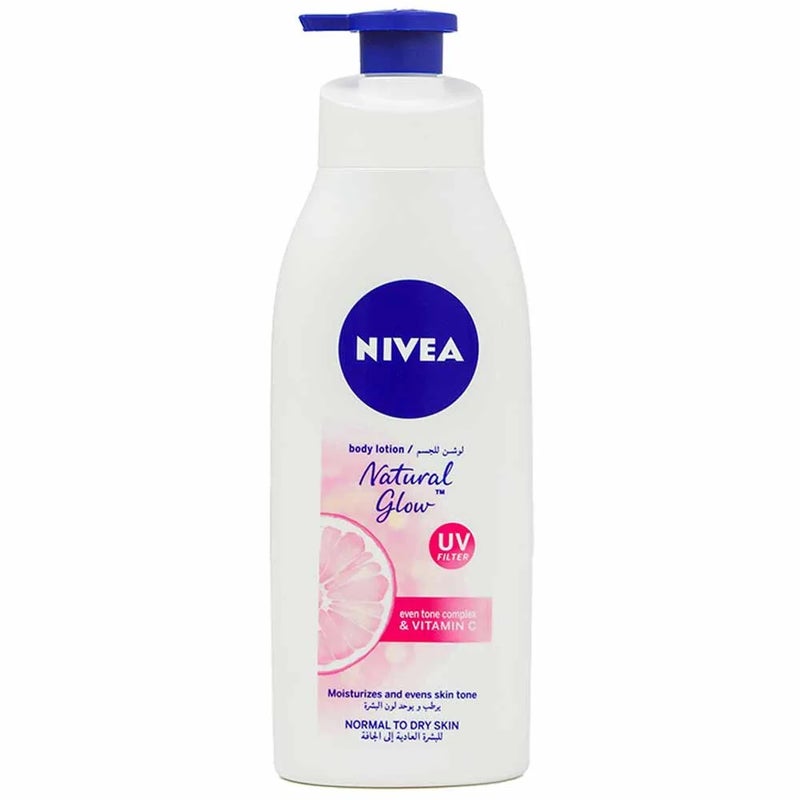 Nivea Natural Glow Body Lotion UV Filter 400ml - Image 1
