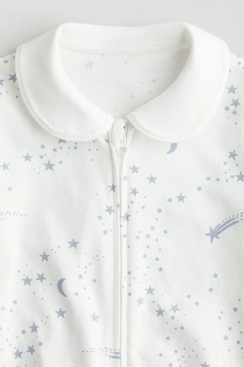 H&M Collared zip-up sleepsuit