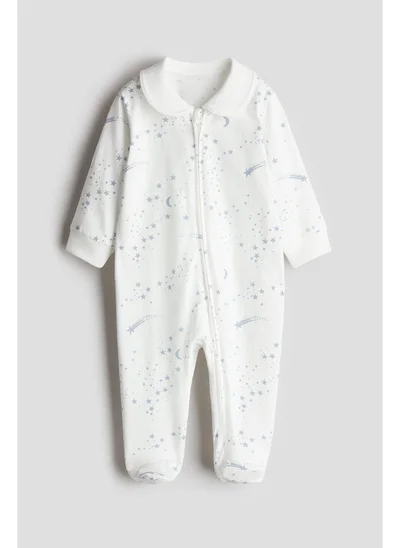 H&M Collared zip-up sleepsuit
