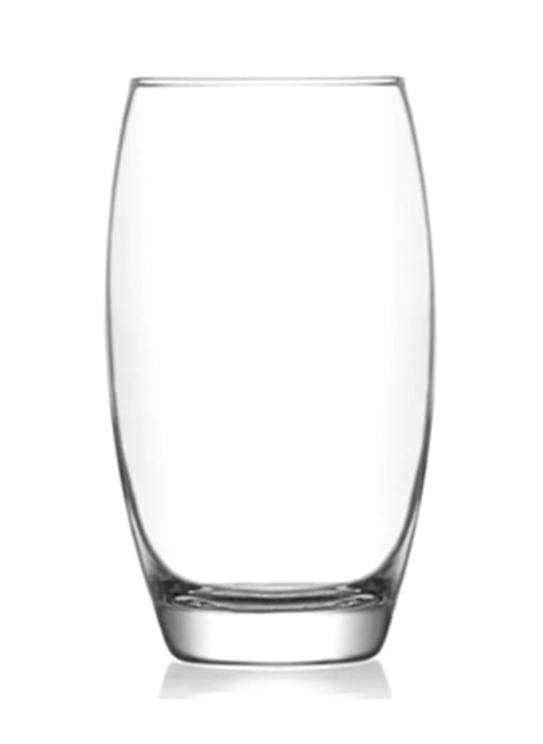 LAV Lav Large Juice and Water Cups-Empire-6 Cups- (510ml) -Clear-Turkey Made  - Image 2