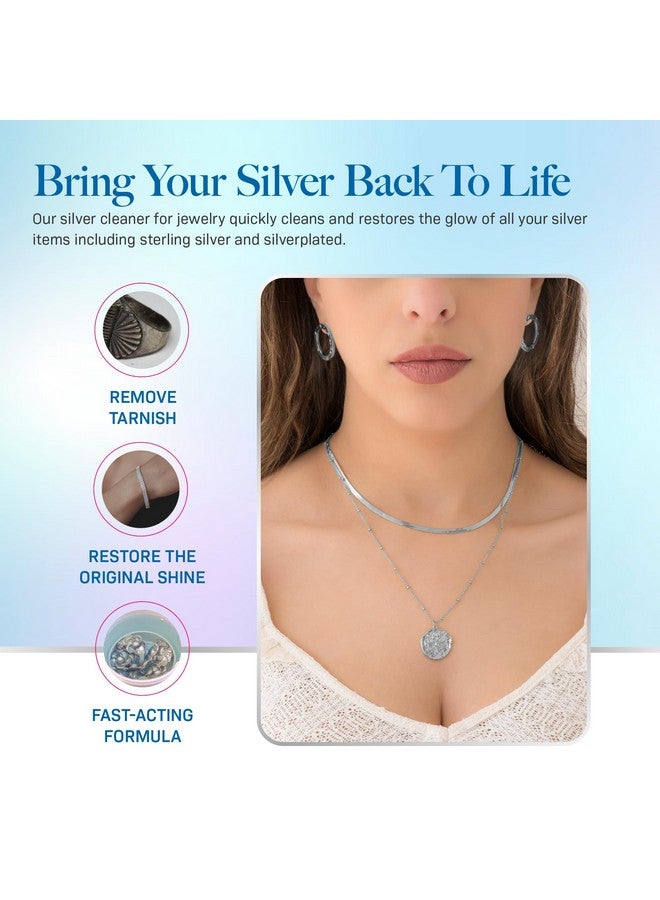 هاجرتي منظف الفضة ومزيل الشوائب من هاجرتي للمجوهرات الفضية، مع سلة غمس متضمنة - رائع للفضة الإسترلينية والأطباق الفضية، معتمد كوشير، صنع في الولايات المتحدة الأمريكية، 7 أونصة - Image 4