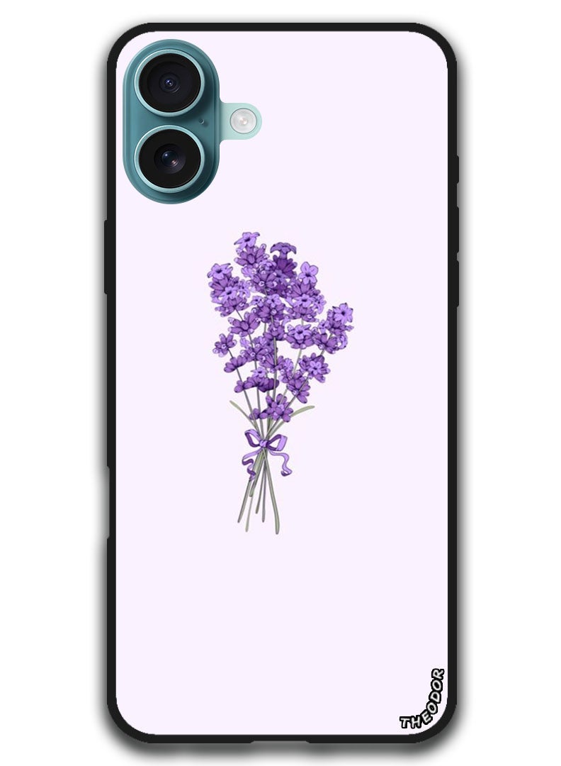 Theodor Protective Case Anti Scratch Shock Proof Bumper Cover For iPhone 16 Plus (6.7)-inch Bunch of flowers - Image 1
