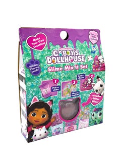 RMS Gabby's Dollhouse Slime Mix It Set - Diy Slime Kit With Glitter And Hidden Cha Creative Play For Girls Includes Confetti And Accessories  - Image 1