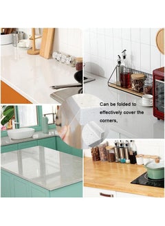Ismoon Clear Contact Paper Roll 177 x 236 Clear Glossy SelfAdhesive Film Cover Removable Protective Film Transparent Waterproof Liners Drawers Shelves Kitchen Cabinets Desks Fridge Roll  - Image 5