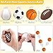 Oleitodh 96 Pieces Sports Stress Balls for Kids Mini Footballs Ball Soccer Basketball Baseball Foam Squeeze Stress Balls for Anxiety Relief Relaxation Sport Party Favor Class Prize Birthday Pet Toys - Image 4