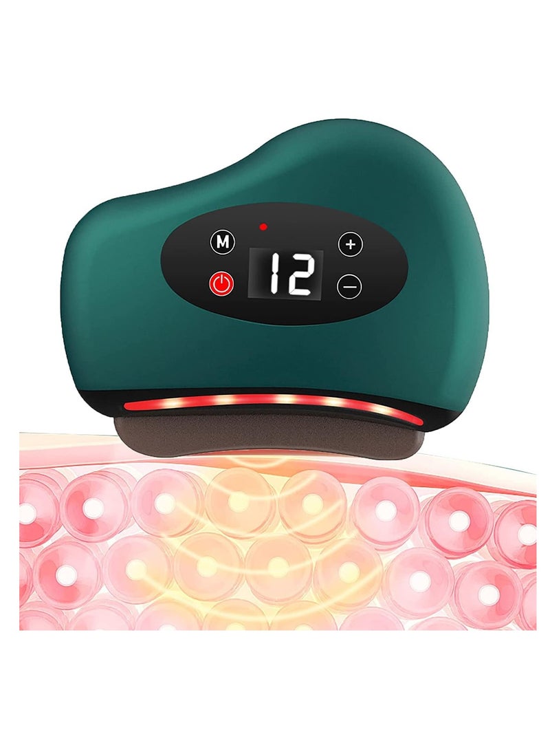 Excefore Facial Massage Electric Gua Sha Tools Microcurrent Electronic Gua Sha Board Constant Temperature design for Face Neck Skin Improve Facial Fine Lines Remove Wrinkles Face Lifting  - Image 1