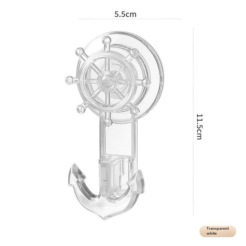 Luxury Anchor Suction Cup Hook, Strong Vacuum Non-Drill Amber - Image 2