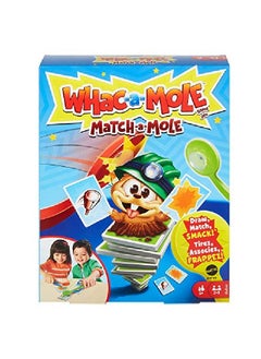 Whacamole Matchamole Kids Card Matching Game With Mole Smackers For 2 To 3 Players 5 Year Old & Up