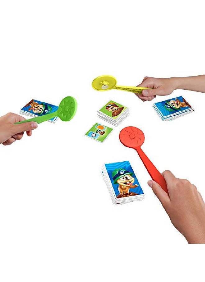 Mattel Games - Whacamole Matchamole Kids Card Matching Game With Mole Smackers For 2 To 3 Players 5 Year Old & Up - Image 1