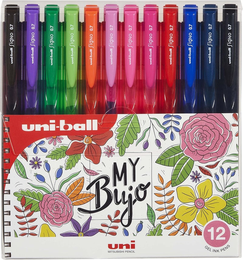 يوني بول Uni-Ball Signo Gel Ink Pen Set - 12 Colors - Image 1