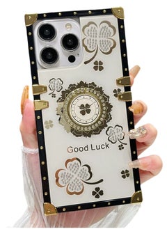 Suitable for iPhone square stylish temperament bracket four-leaf clover mobile phone case - pzsku/ZD78A61038EE9FF591881Z/45/_/1733819930/f2aca87c-7b24-481f-a991-2bfef5ea79d8