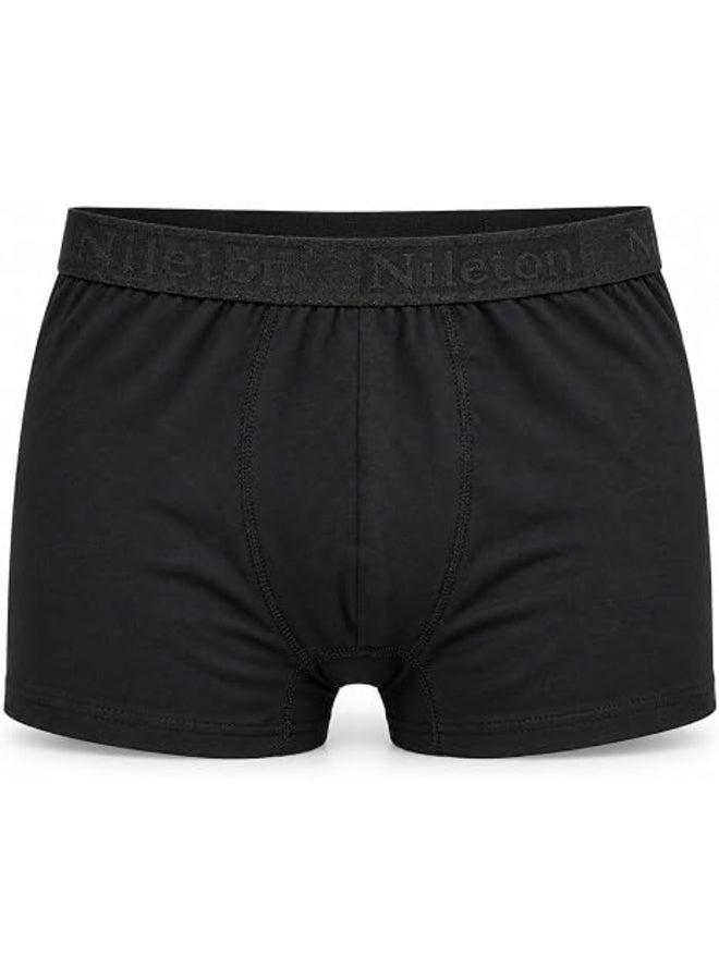 Nileton Boxers for Men - Pack of 3 Cotton Boxer for Men, 95% Cotton & 5% Lycra, Ultra Soft & Breathable, 4-Way Stretch with Flat Seams - Men's Underwear - Image 3