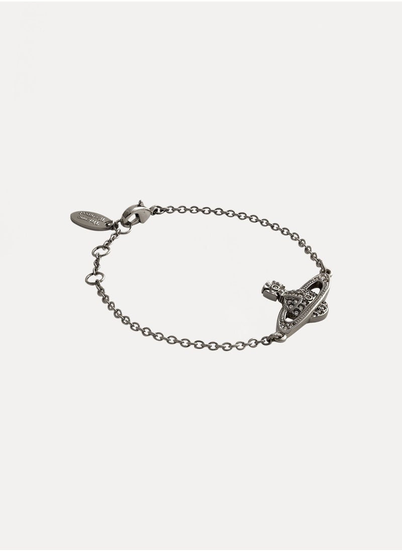 Vivienne Westwood Black Diamond Saturn Bracelet  - Image 2
