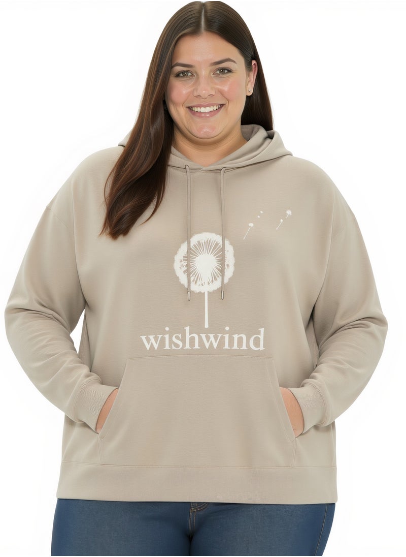 WISHWIND Unisex Dandelion Graphic Hoodie - Khaki - pzsku/ZD78A9AE1905C46DB4E45Z/45/1741602226/2fde24eb-40db-4439-b44d-e2d369a11d4e