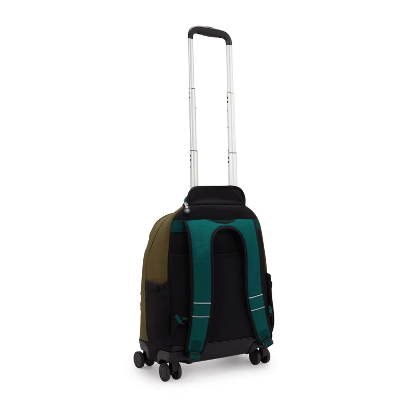 Kipling Kipling  New Zea Black Khaki Bl Large Wheeled Backpack with Laptop Compartment I5246-5FY