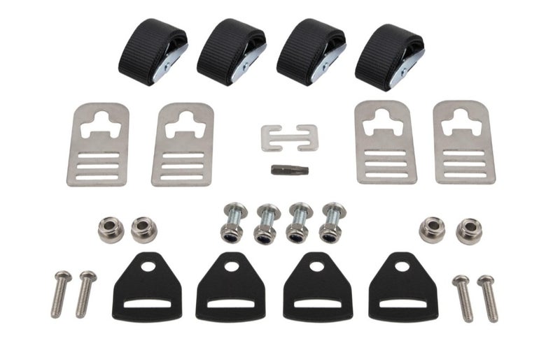 ARB Elements Fridge Tie Down Kit 10900038 – Heavy Duty Fridge Securing System, Fridge Strap Brackets with Bottle Opener Handles, Cable Retention Buckle, Slide Fridge Lock for 4x4 Camping & Overlanding - Image 1