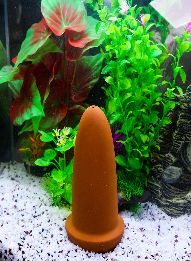 AQUA KT Discus Angelfish Fish Breeding Cone Spawning Slates for Aquarium Landscape Fish Tank, 7.1 Inch Height, Made of Natural Ceramic - Image 2