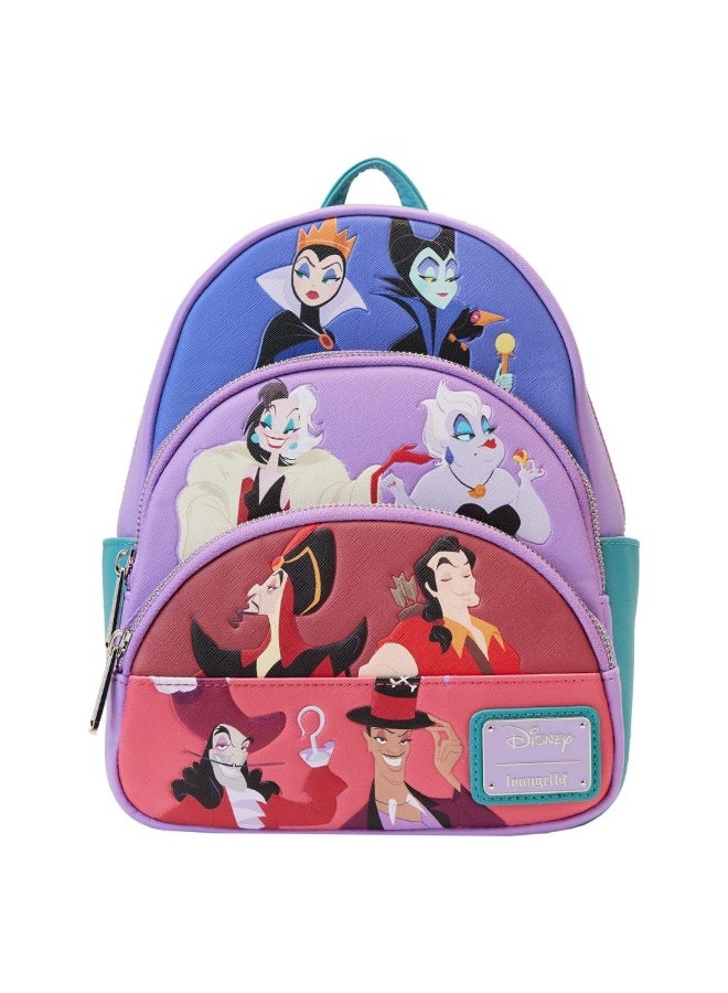 Funko Pop! By Disney Villains Color Block Triple Pocket Mini Backpack (23 X 11 X 27 Cm) - Image 1