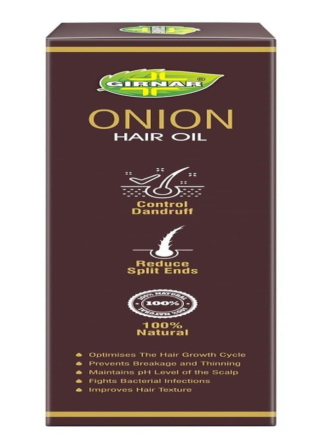 Girnar Onion Oil with Natural Onion Extracts | 180ml - Image 4