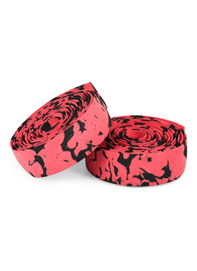 NIBEMINENT - 4pcs of Bicycle Handlebar Tapes Soft Road Bike Band Breathable Non-Slip Cycling Belt EVA Bar Tape Horns Anti-Slip Shockproof Wrap Riding Equipment 27*4*22cm - Image 1