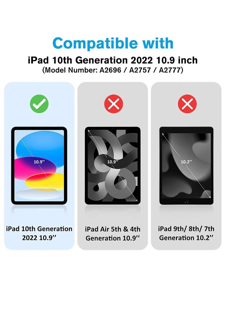 ELTRAZONE iPad 10th Generation 10.9 Inch (2022 Model) Case – Slim Stand Hard Back Shell with Auto Wake/Sleep Function, Pink – Lightweight, Durable, Shockproof, and Scratch-Resistant Protection for Daily Use  - Image 3