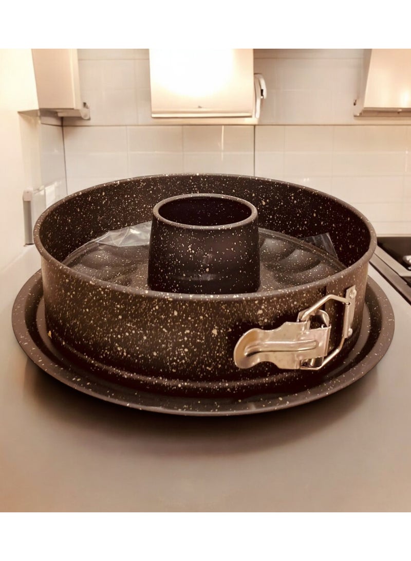 Korkmaz Korkmaz Granite Cake Pan Column with Lock 24cm - Image 2