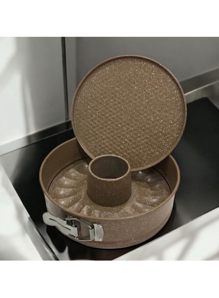 Korkmaz Korkmaz Granite Cake Pan Column with Lock 24cm - Image 3