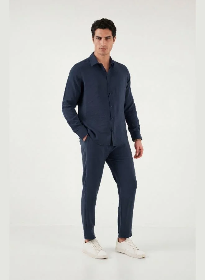 Buratti  Buratti Regular Fit Classic Collar Long Sleeve Shirt Men's SHIRT CF26S121640 for Men | Best Price UAE