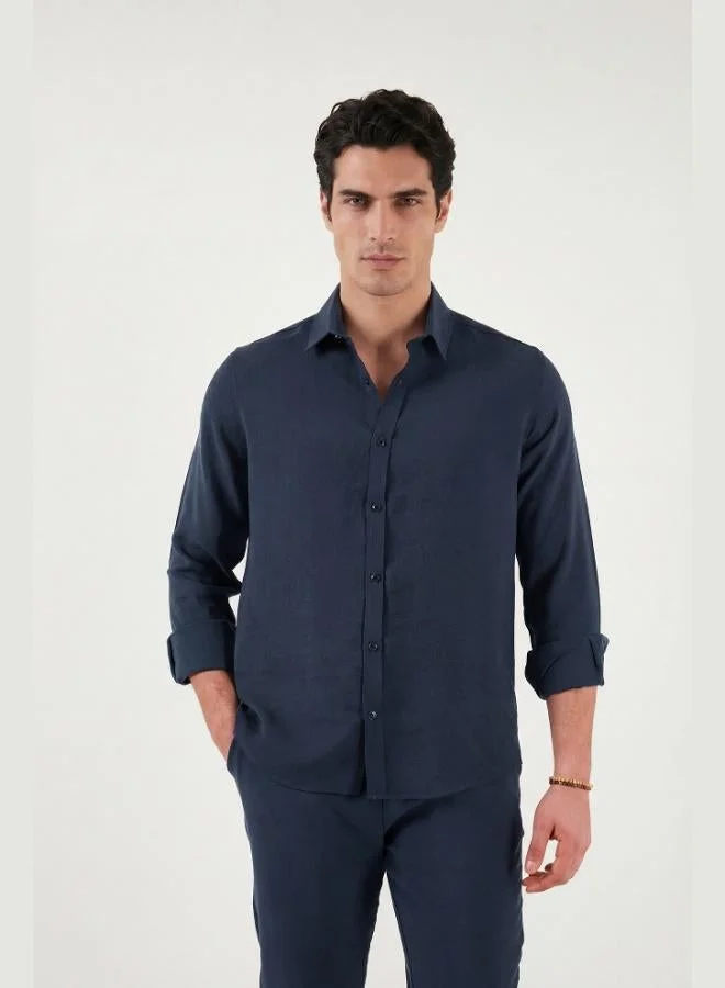Buratti  Buratti Regular Fit Classic Collar Long Sleeve Shirt Men's SHIRT CF26S121640 for Men | Best Price UAE