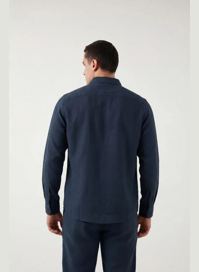 Buratti  Buratti Regular Fit Classic Collar Long Sleeve Shirt Men's SHIRT CF26S121640 for Men | Best Price UAE