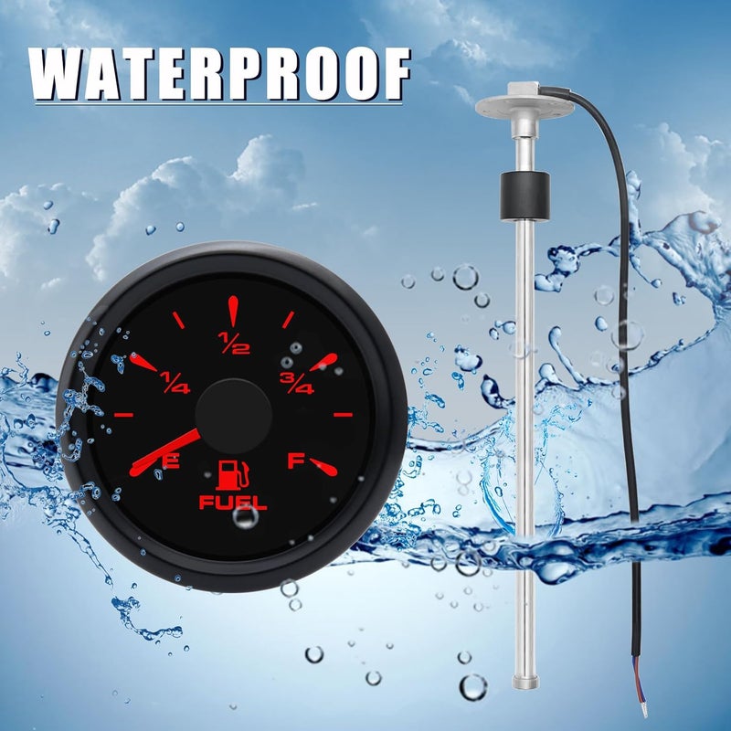 Geloo 6" 240-33ohm Boat Fuel Sending Unit - Marine Fuel Gauge Sensor - Image 4