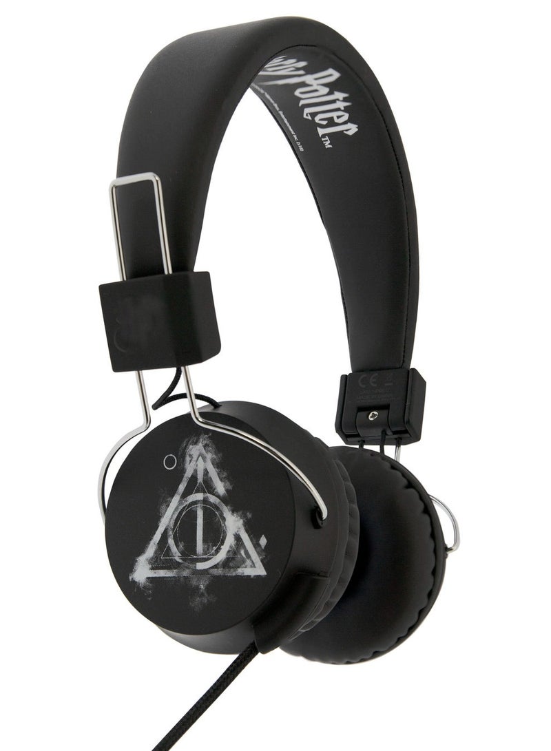 او تي ال OTL Harry Potter Smokey Deathly Hallows Tween Headphone - Image 1