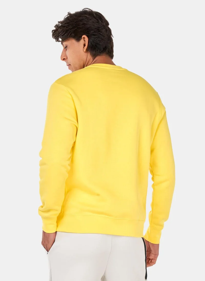 Nike Men's Sportswear Club Fleece Graphic Crew Sweatshirt