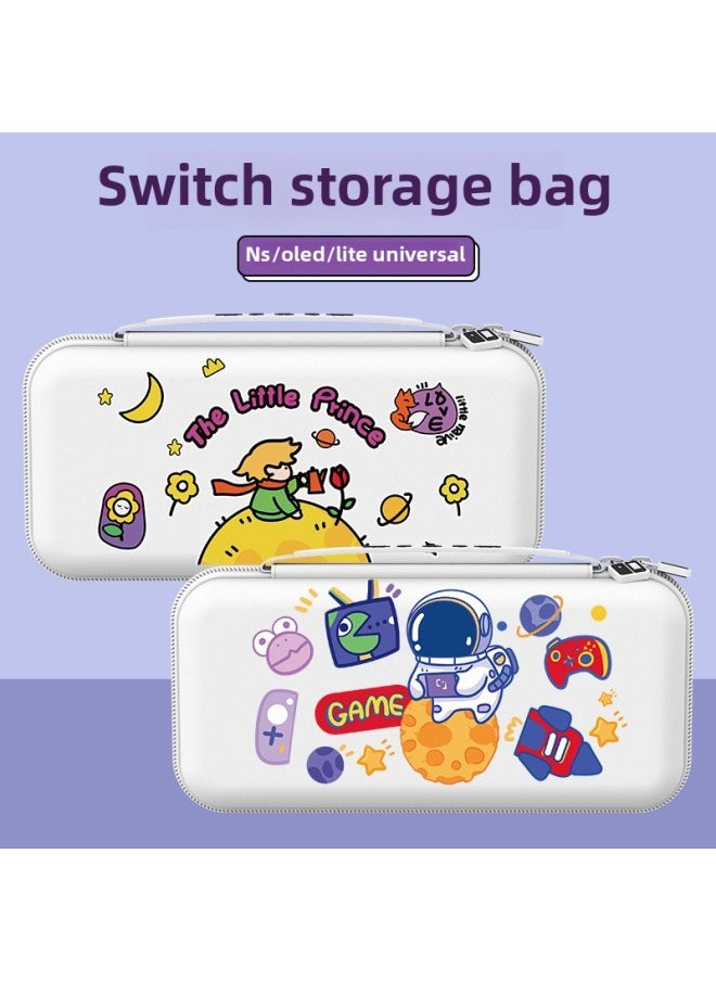 Generic - Nintendo Switch Storage Bag Ns Handbag Swich Hard Case Oled Portable Large Capacity Protection Hard Case-Product Color:Pattern Shows Only Front, Back Blank-Model:Switch Storage Bag [Cloud Star Card]] - Image 1