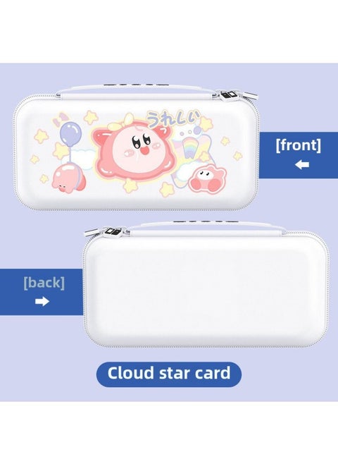 Nintendo Switch Storage Bag Ns Handbag Swich Hard Case Oled Portable Large Capacity Protection Hard Case-Product Color:Pattern Shows Only Front, Back Blank-Model:Switch Storage Bag [Cloud Star Card]]